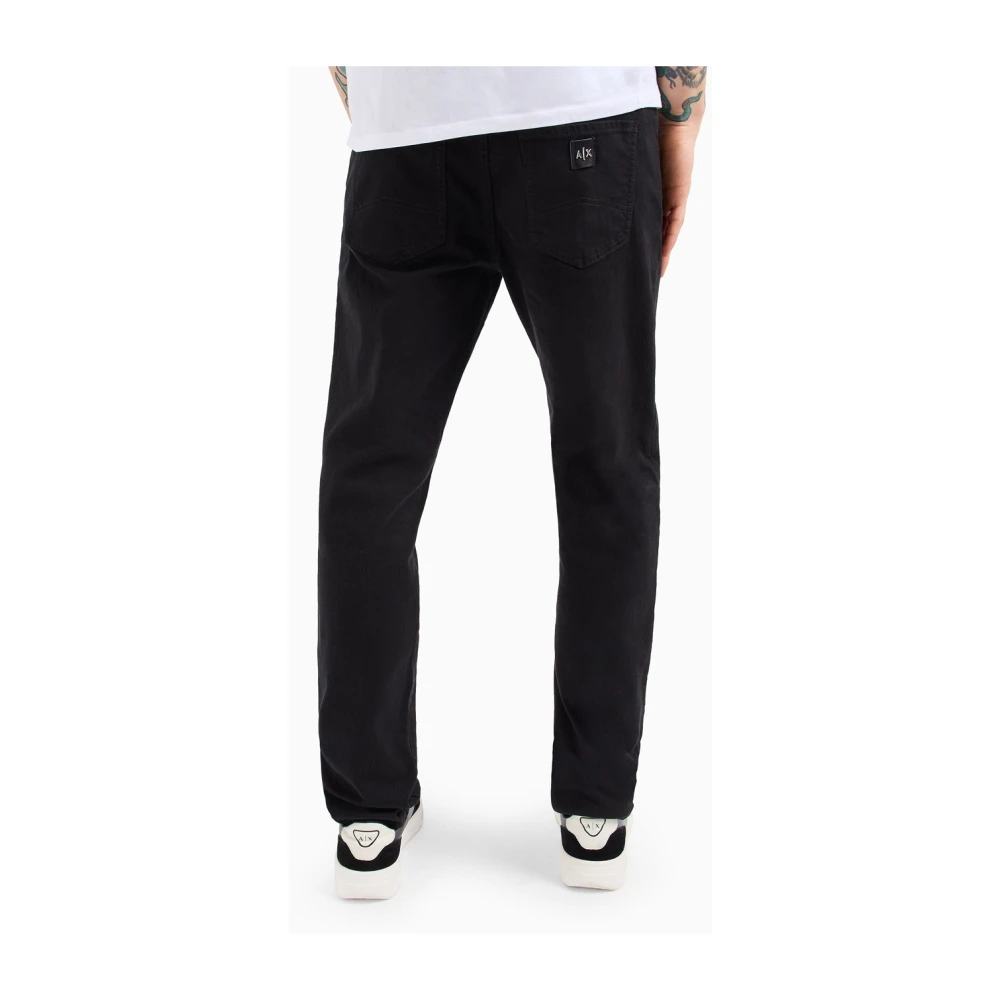 Armani Exchange Slim Fit J13 Denim Black Heren