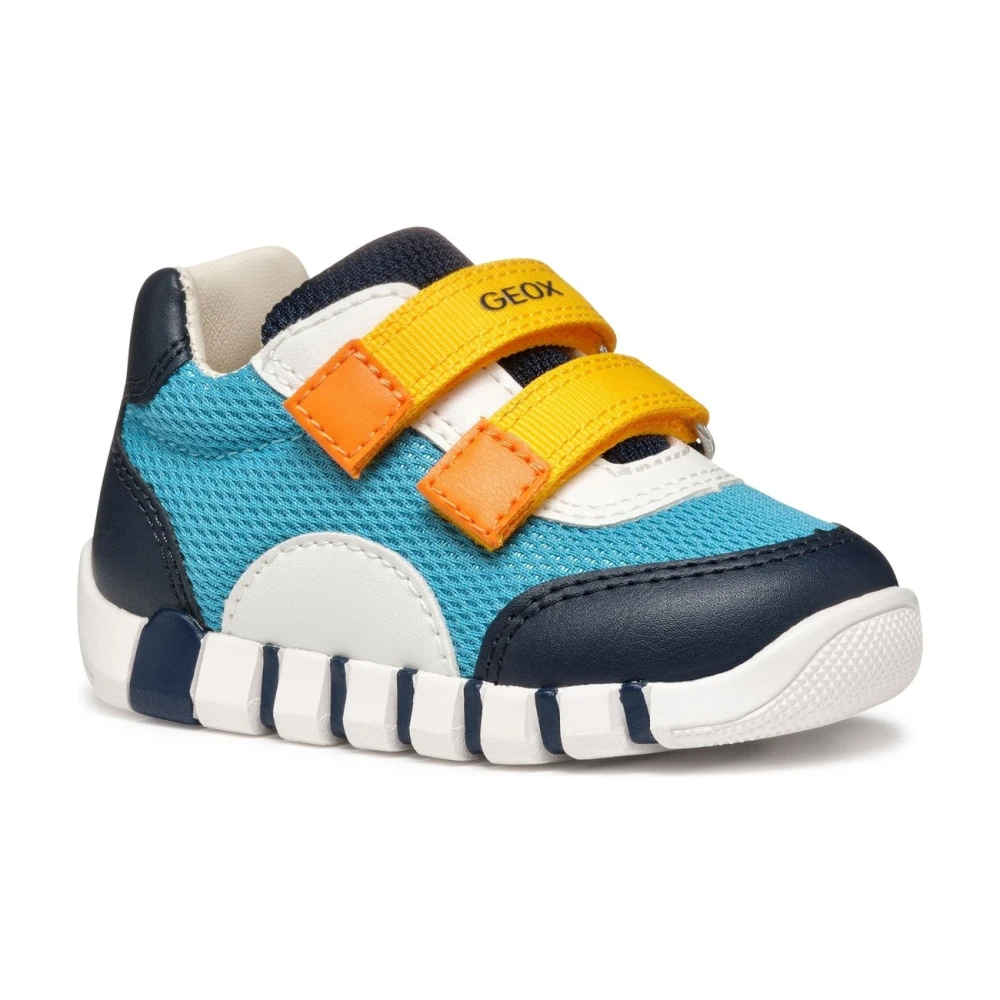 Geox Boys Multicolor Kids Sneakers, 22 Eu, Iupidoo Baby Trainers