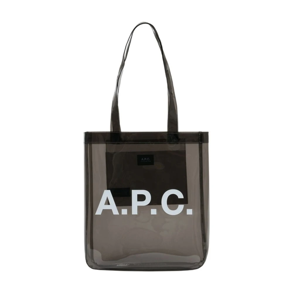 A.p.c. Kvinno Svart Väskor Dam, One Size, Lou Tote Bag