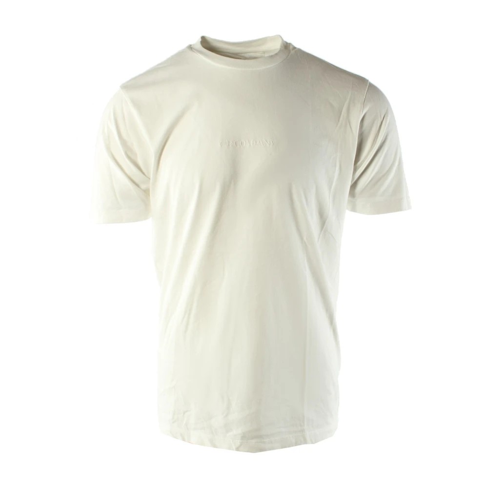 C.p. Company Men's White T-Shirts, Xl, Cotton T-Shirt