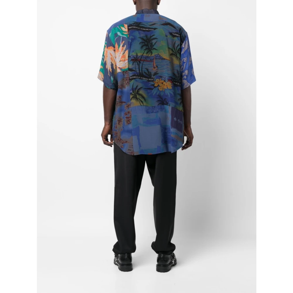 Magliano Vintage Hawaïaans Surplus Shirt Black Heren