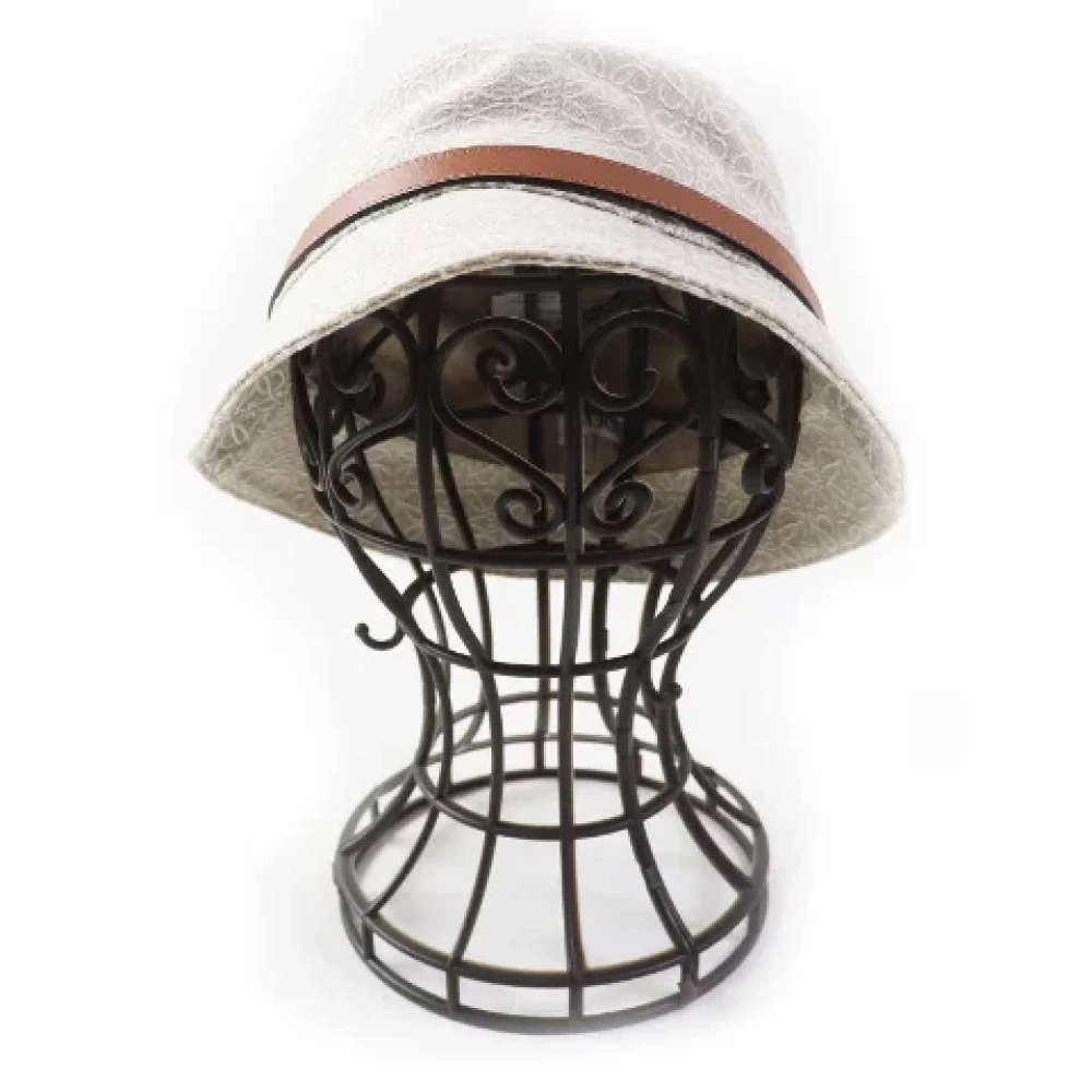 Loewe Pre-owned Cotton hats Beige Dames