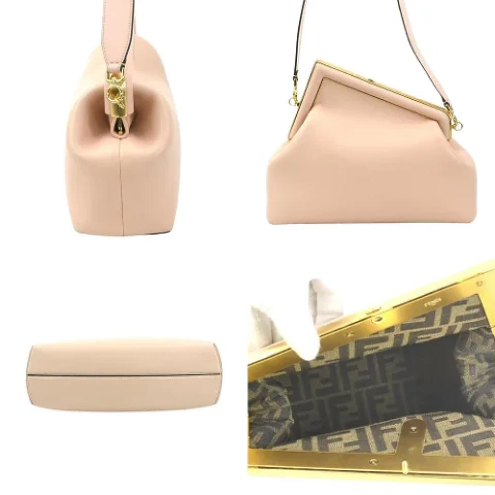 Fendi Vintage Pre-owned Leather fendi-bags Pink Dames
