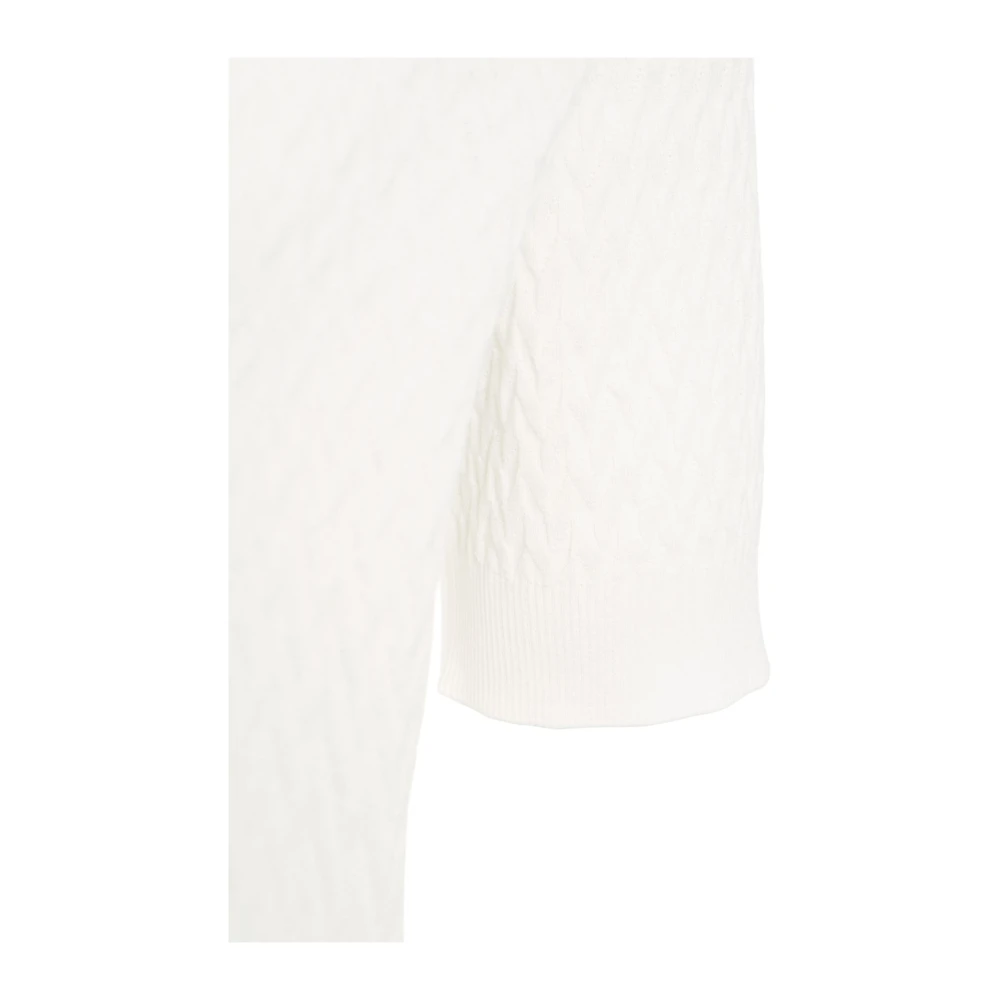 Paolo Pecora Wit Gebreid Poloshirt White Heren