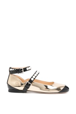 golden-flat-shoes-with-stud-detailing
