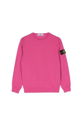 fuchsia-crew-neck-sweatshirt-with-logo-patch