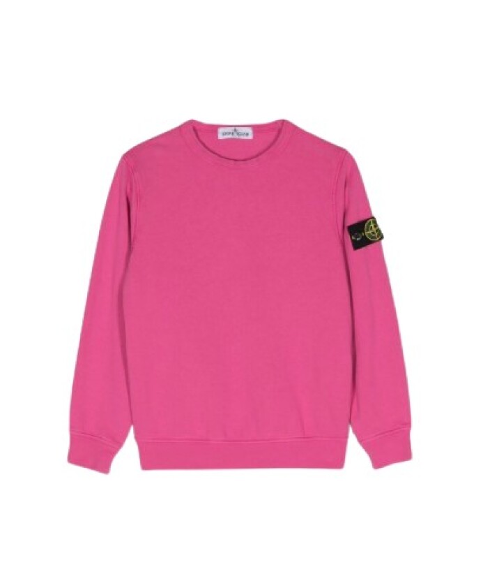 sweat-fuchsia-col-rond-avec-patch-logo