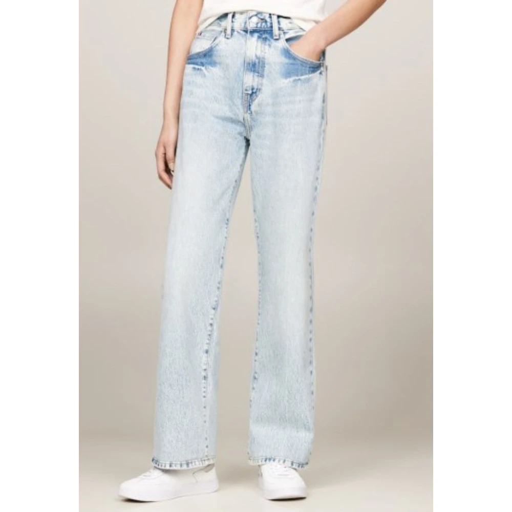 Tommy Hilfiger Relaxed Bootcut High Waist Jeans Blue Dames