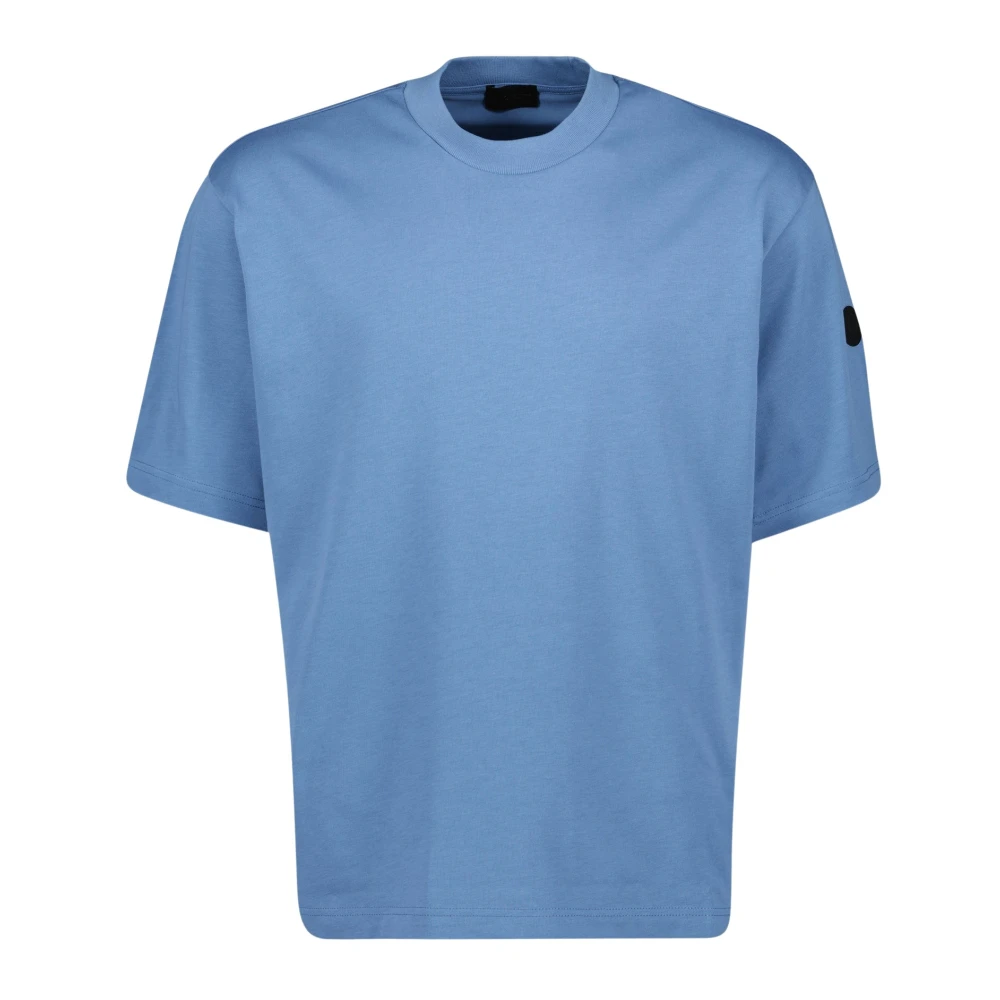 Moncler Men's Blue T-Shirts, Xs, Logo T-Shirt, Fall-Winter 2024 Collection