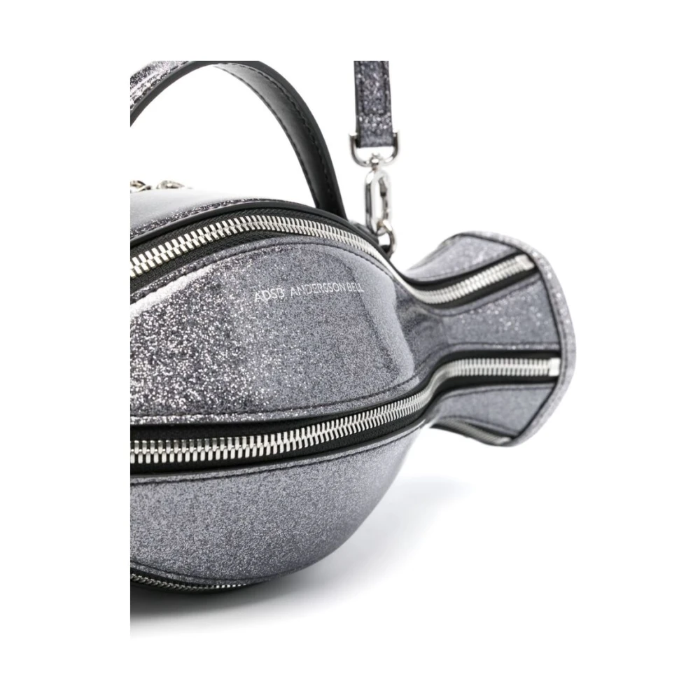 Andersson Bell Schoudertas met Glitterdetails Gray Dames