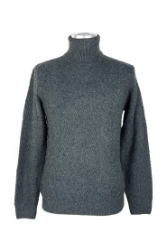 Gray Polyamide Sweater