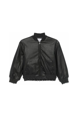 veste-noire-en-similicuir-avec-bordures-cotelees