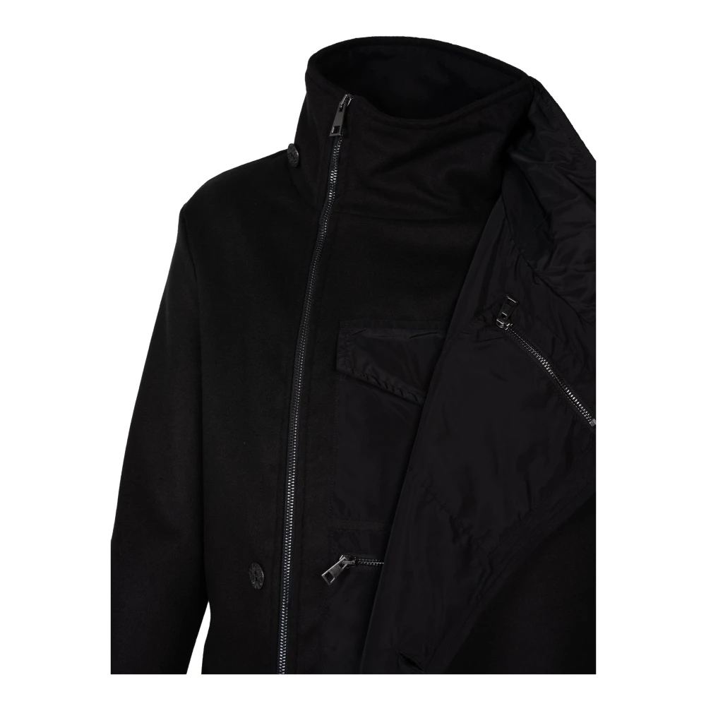 La Haine Inside Us Elegante Geknoopte Jas Black Heren
