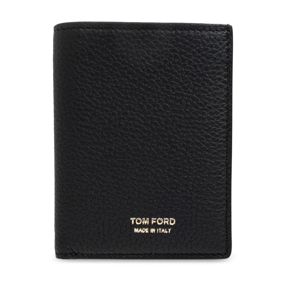 Tom Ford Men's Grain Leather Folding Cardholder