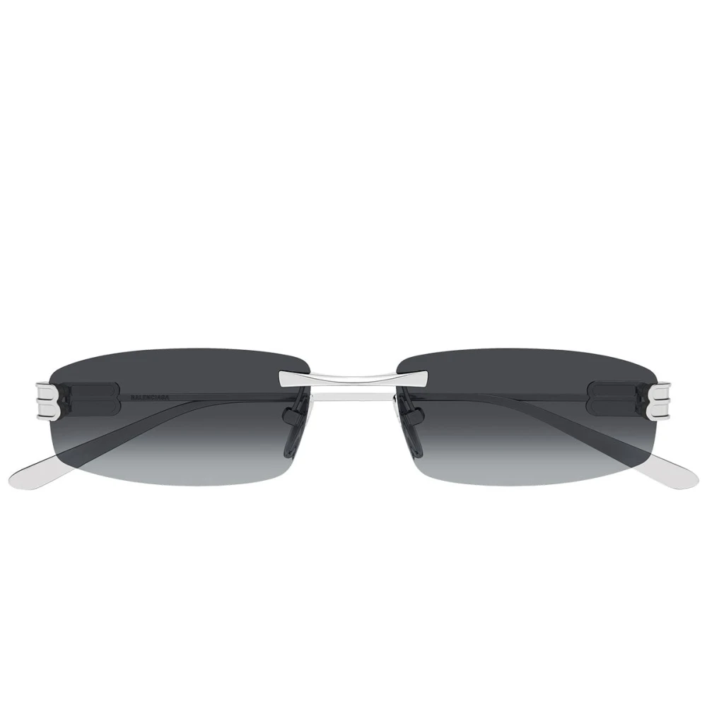 Balenciaga Unisex Gray Sunglasses, 57 Mm, Rectangular Sunglasses