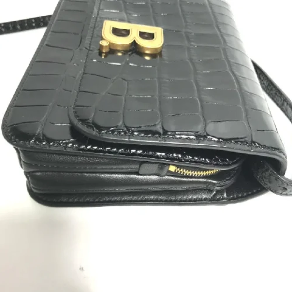 Balenciaga Vintage Pre-owned Leather balenciaga-bags Black Dames