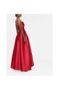 robe-rouge-sans-bretelles-avec
