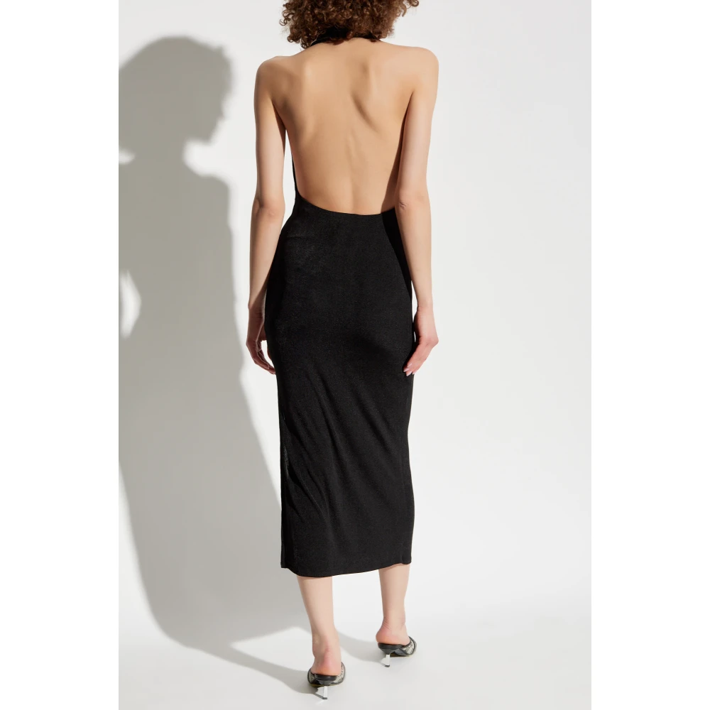 Misbhv Rugloze Jurk Black Dames