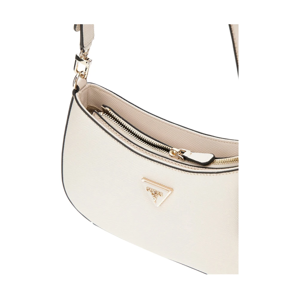 Guess Elegante witte handtas met gouden details White Dames