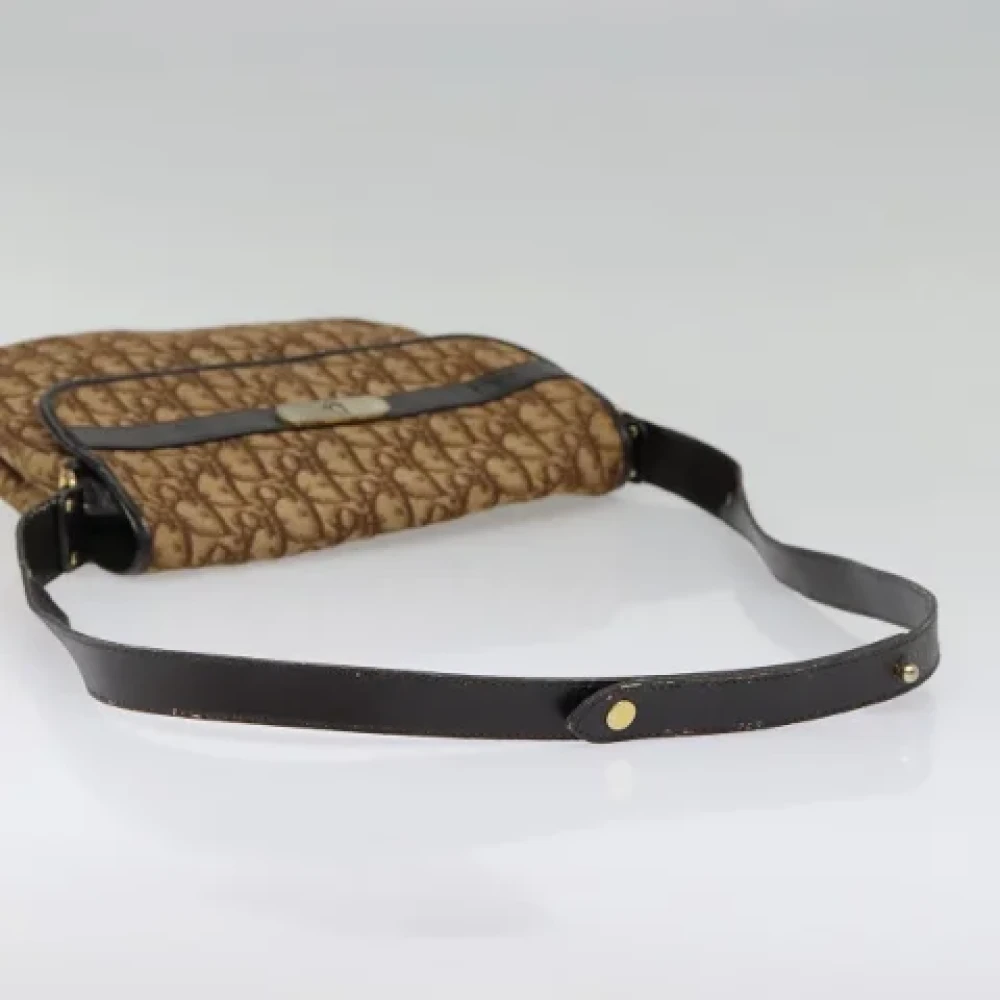 Dior Vintage Pre-owned Canvas dior-bags Brown Dames