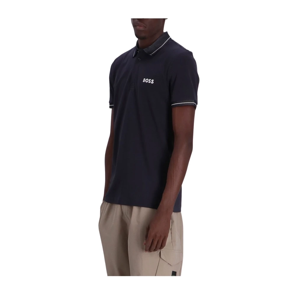 Hugo Boss Klassieke Polo Shirt voor Mannen Blue Heren