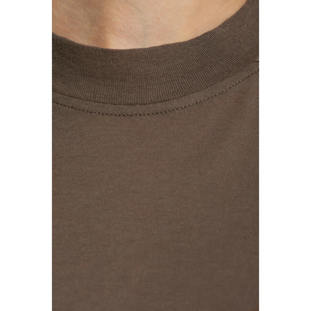 Rick Owens Kort T-shirt Brown Dames