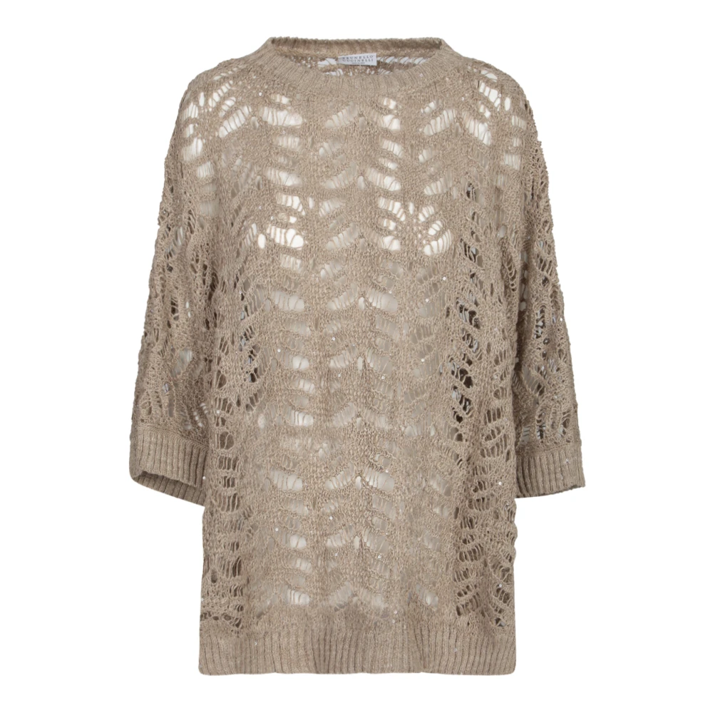 Knitwear > Round-neck Knitwear - - Brunello Cucinelli - Modalova