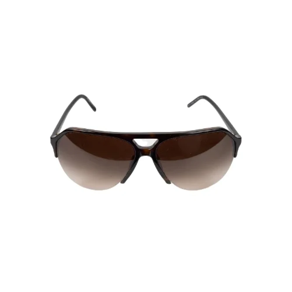 Dolce & Gabbana Pre-owned Acetate sunglasses Brown Dames