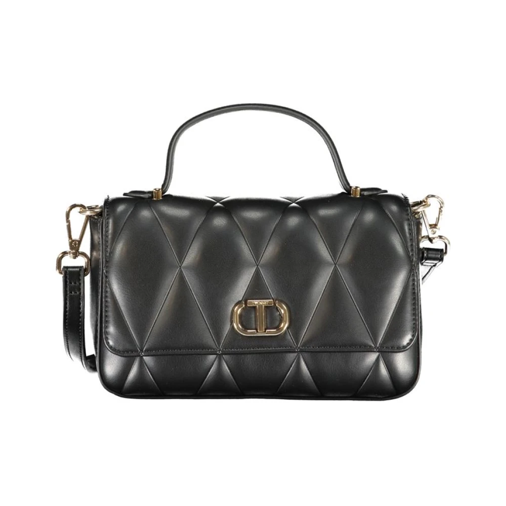 Twinset Women's Black Polyethylene Shoulder Bag