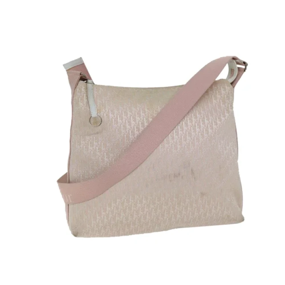Dior Vintage Pre-owned Canvas dior-bags Pink Dames