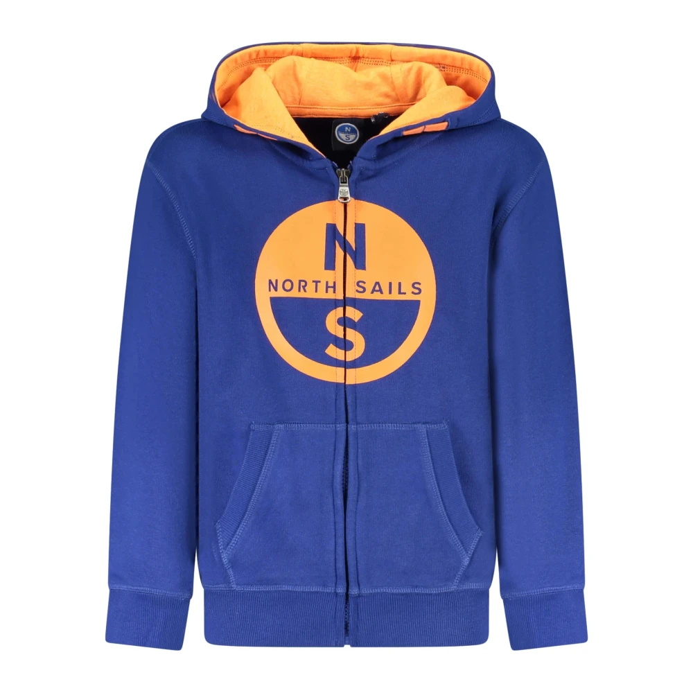 North Sails Unisex Kids Multicolor Zip-Up Hooded Sweatshirt - Kids Sweatshirts - 8 Y - Kids