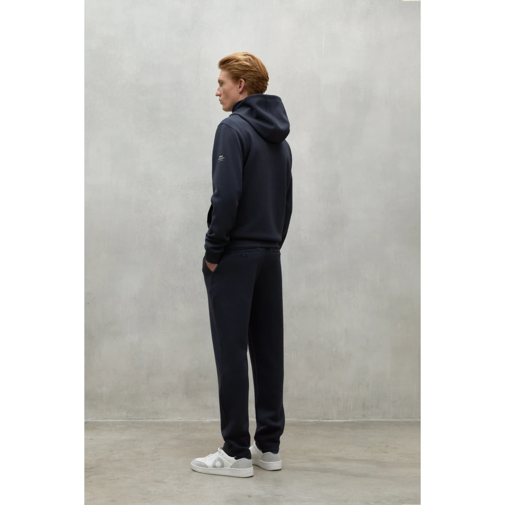 Ecoalf Donkerblauwe Sweater Blue Heren