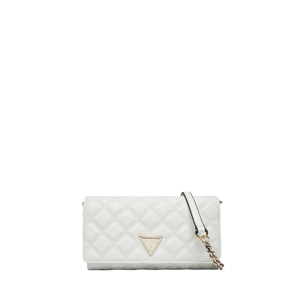 Guess Witte schoudertas met gouden details White Dames