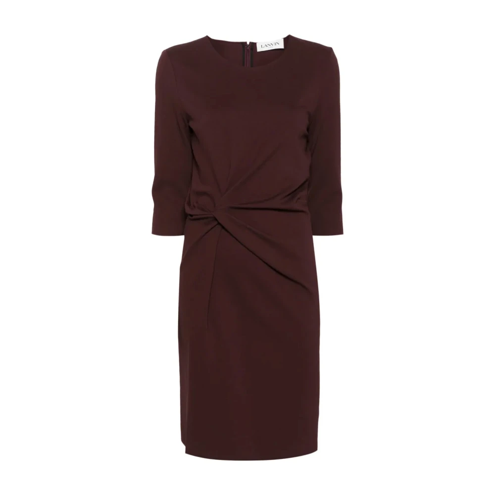 Lanvin Red Bow Detail Dress - Female - Short Dresses - Xs - Dresses
