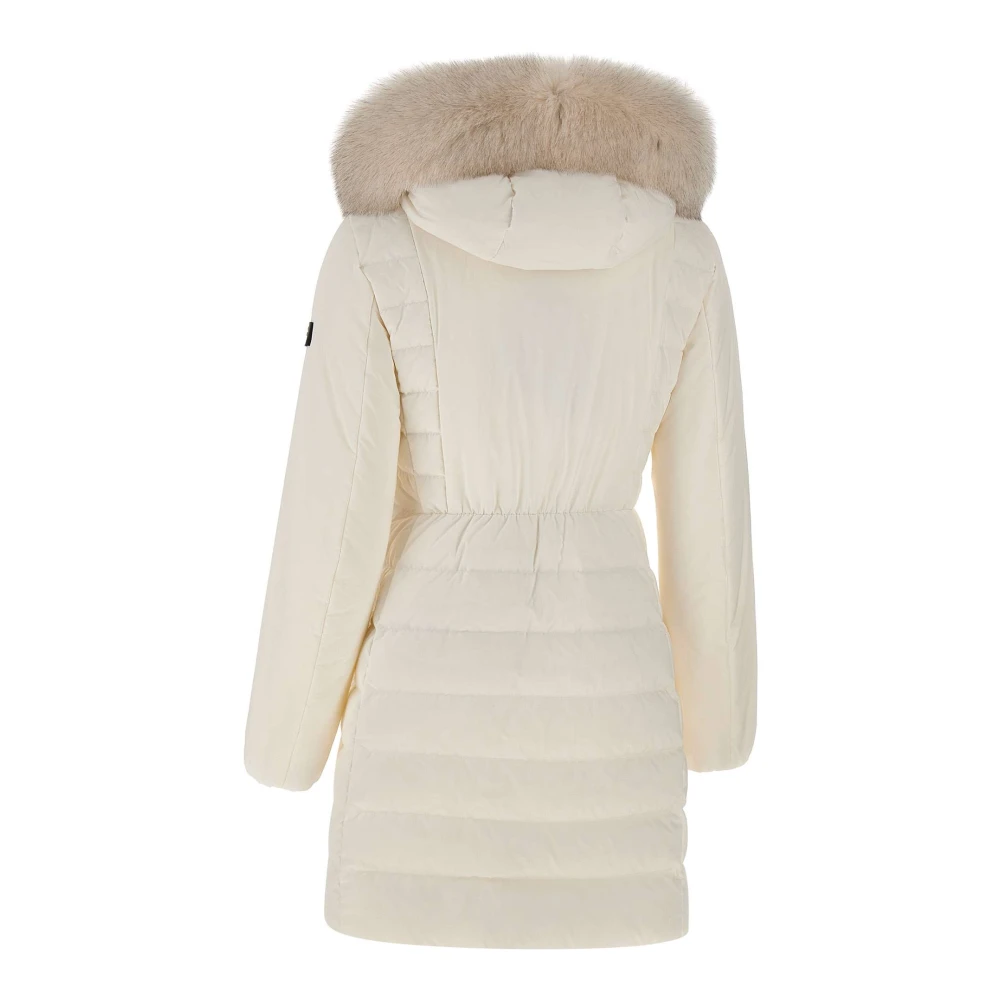 Peuterey Witte Bont Donsjas White Dames