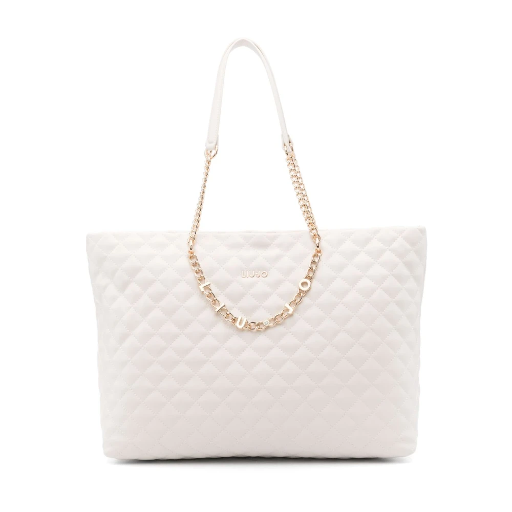 Liu Jo Beige Handtas Modieus en Functioneel Beige Dames