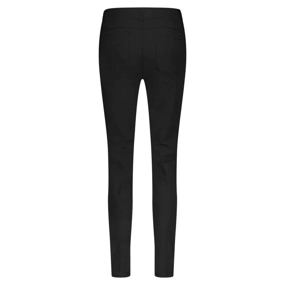 Lady Day Leanne Zwarte Straight Fit Broek Black Dames