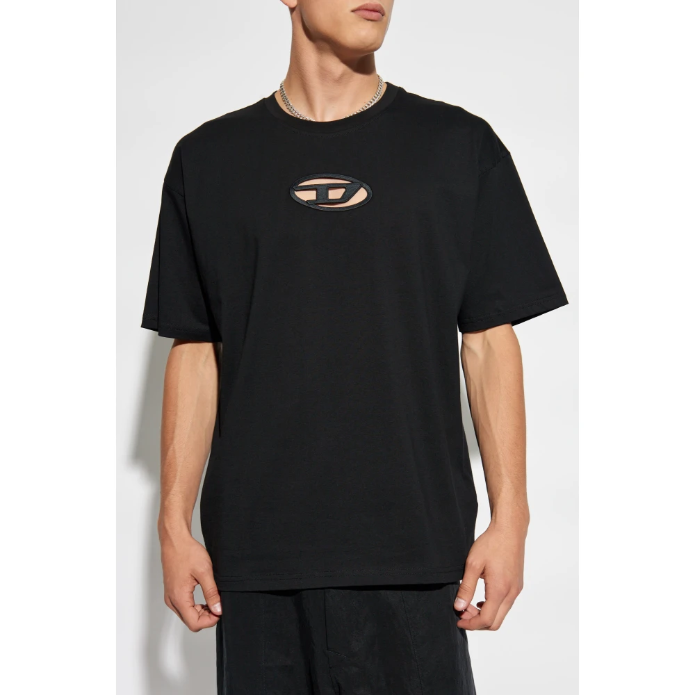 Diesel T-shirt T-Boxt-Od Black Unisex