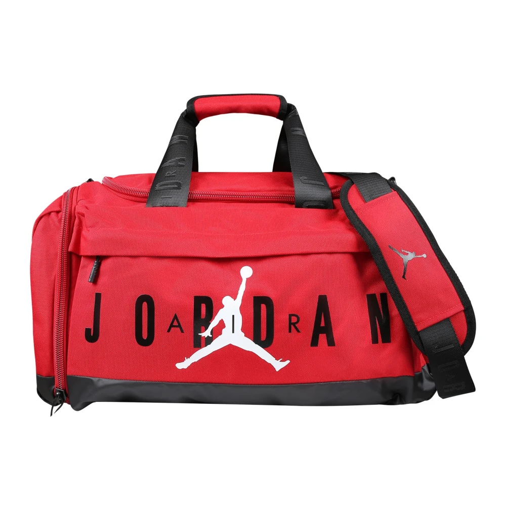 Rød Polyester Koffert med Jumpman Print