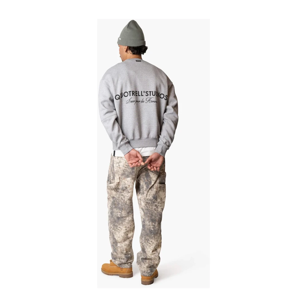 Quotrell Grijze Heren Sweater Herfst Winter Must-Have Gray Heren