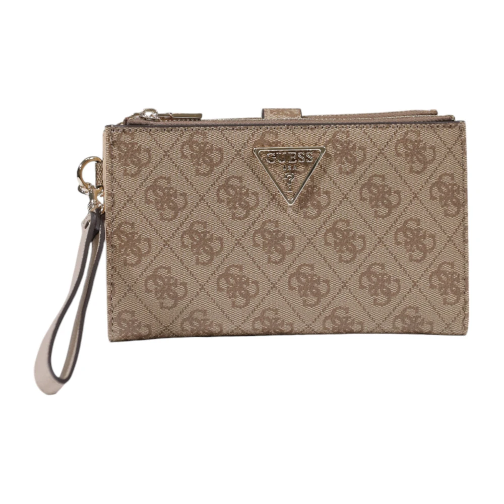 Guess Damesportemonnee van polyurethaan uit collectie Brown Dames