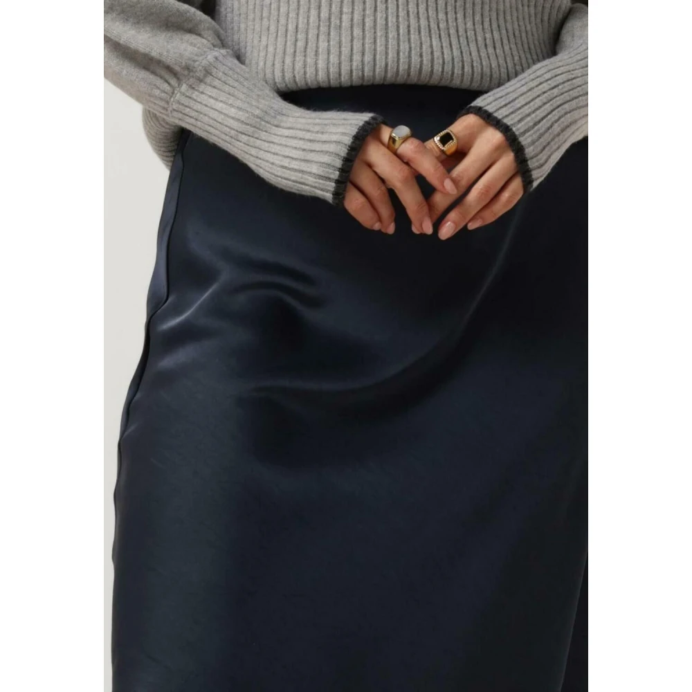 NEO NOIR Bovary Rok Stijlvolle Maxi Rok Blue Dames