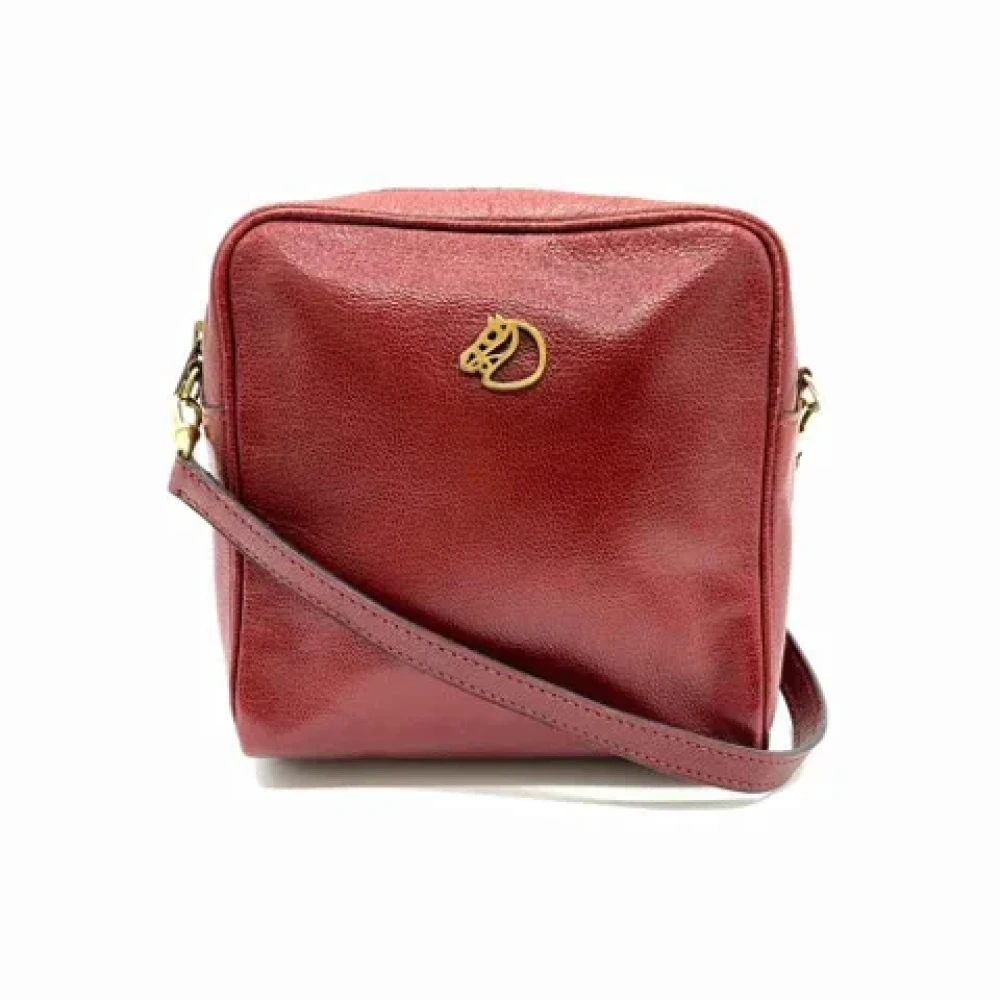 Hermès Vintage Pre-owned Fabric crossbody-bags Brown Dames
