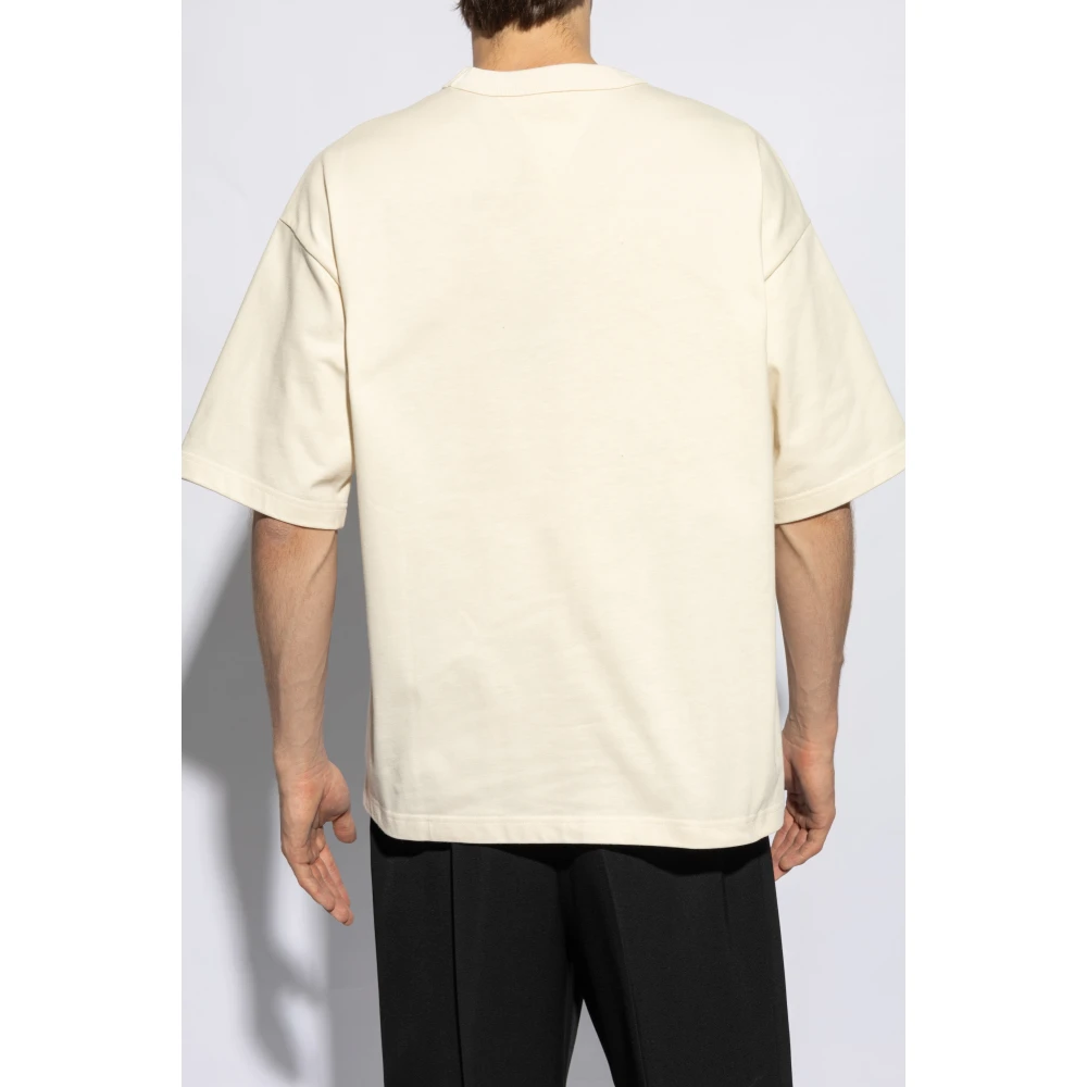 Bottega Veneta T-shirt met zakken Beige Heren