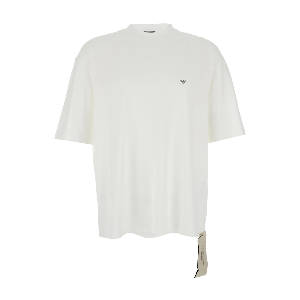 Emporio Armani Hombre Blanco Camisetas, Talla: M