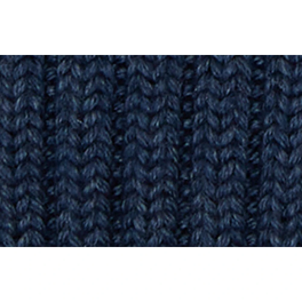 Gallo Blauwe Geribbelde Beanie Muts Unisex Blue Unisex