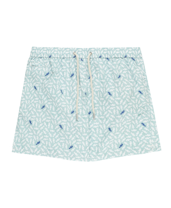 maillot-vert-seahorse-motif