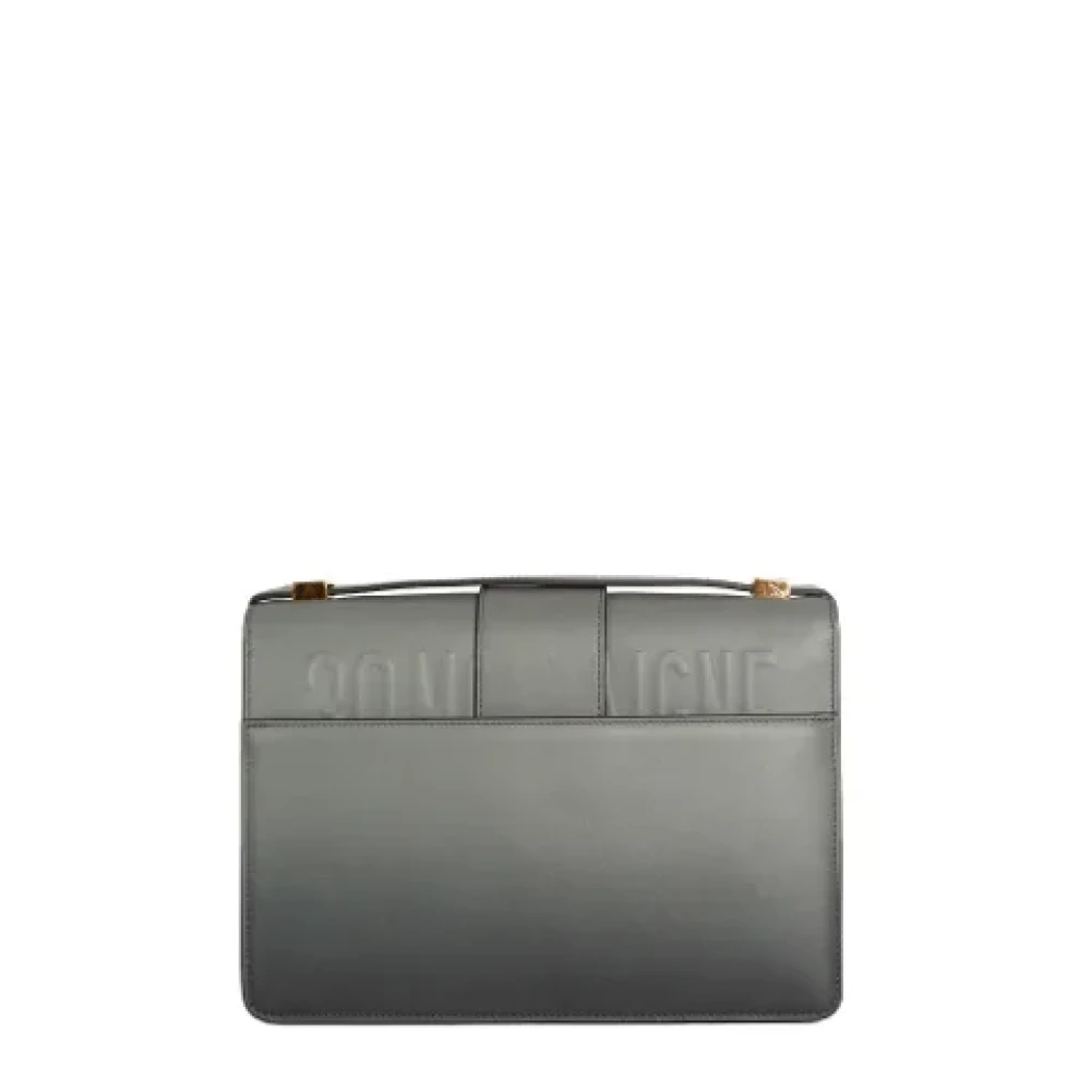 Dior Vintage Pre-owned Leather dior-bags Gray Dames