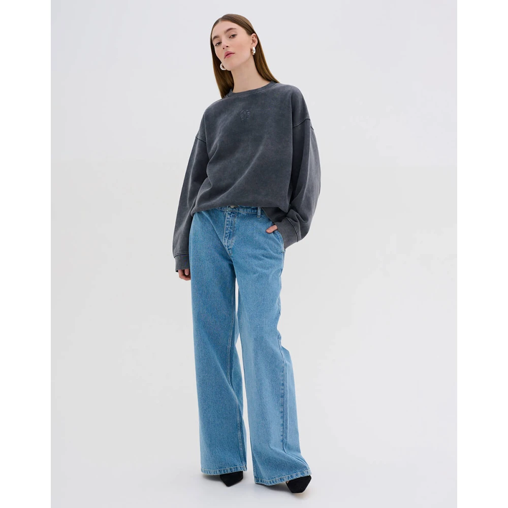 My Essential Wardrobe Diego Sweat Essential Garderobe Gray Dames