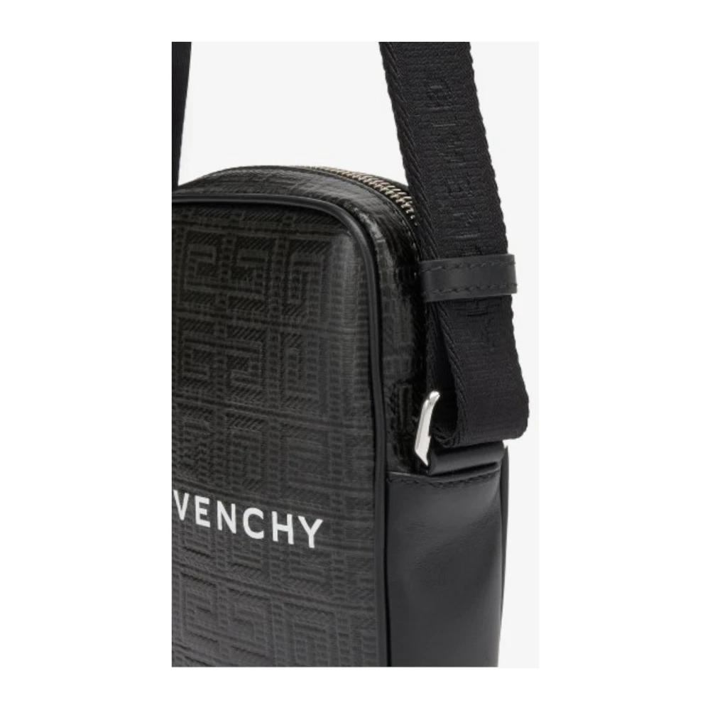 Givenchy 4G Coated Canvas Cross Bag Black Heren